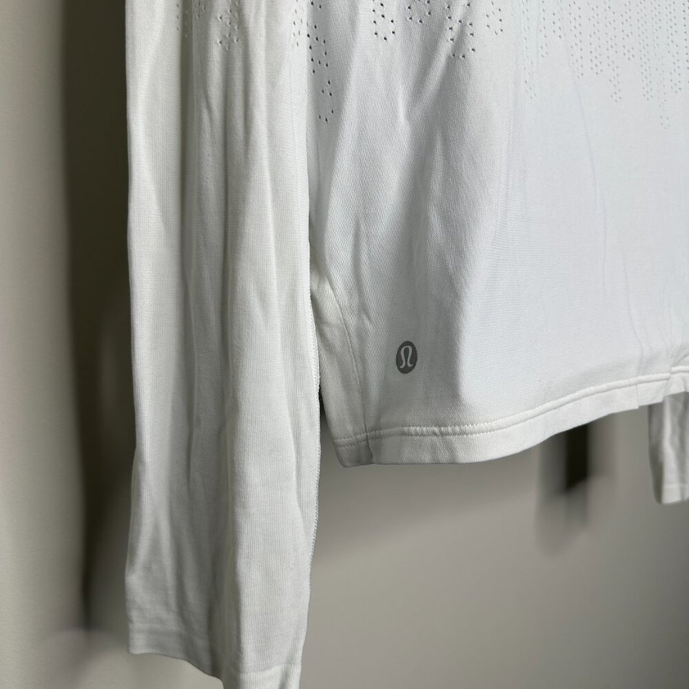 Lululemon Long Sleeve Cropped Athletic Top Women's XS - Picture 4 of 4